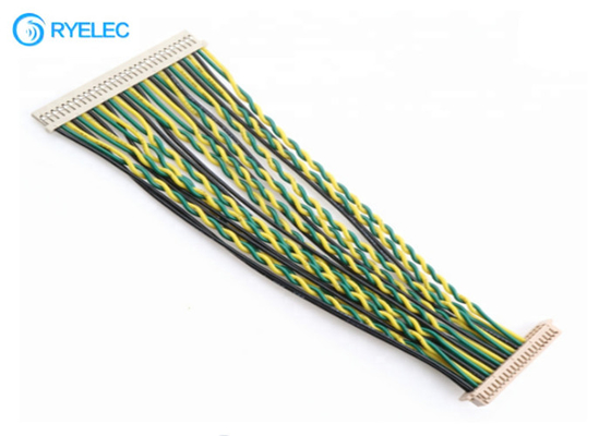 30 Kabel Pin LVDS DF14-30S-1.25C zum Verbindungsstück-Webstuhl Hirose DF13-40P Lcd mit UL1061 fournisseur