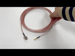 N-Sockel Mcx zum Stecker-rechtwinkligen Gold überzog Koaxialkabel-Versammlung Rfs