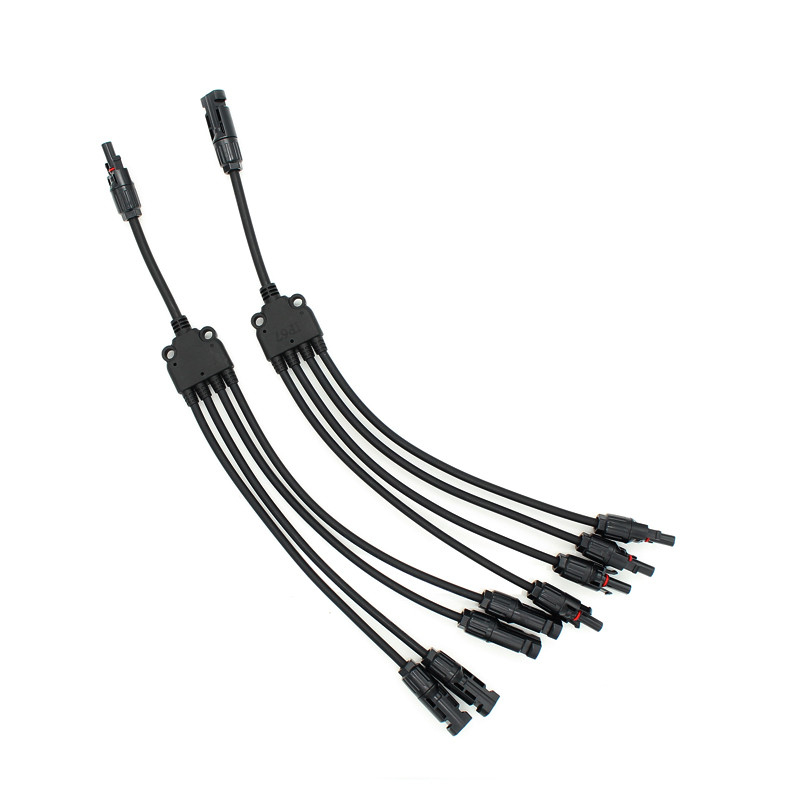 Foto-voltaische der Platten-MC4 Solarart fünf Weisen-Stecker-Ähnlichkeit Adapter-Kabel-des Verbindungsstück-Y