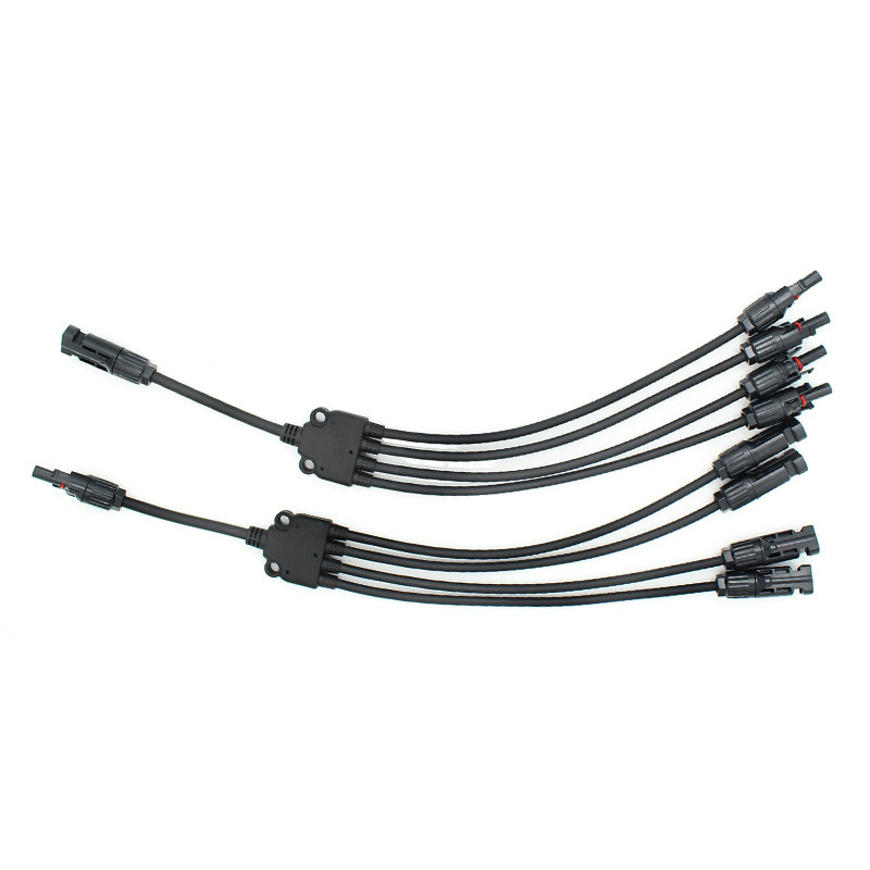 Foto-voltaische der Platten-MC4 Solarart fünf Weisen-Stecker-Ähnlichkeit Adapter-Kabel-des Verbindungsstück-Y