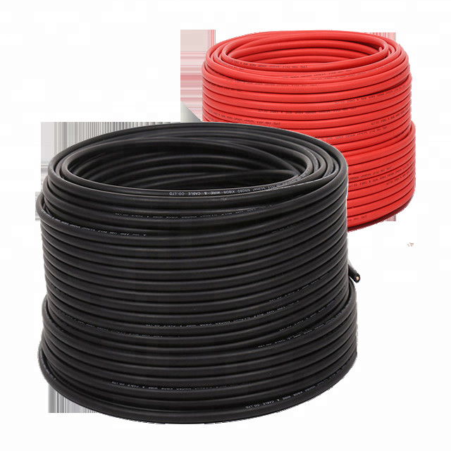 verdoppeln Hochspannungssonnenkollektor 6mm2 PV-Kabel XLPE Isolierung DC 6mm