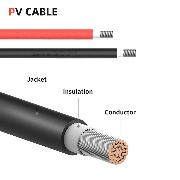 Doppelpv Draht einkernige 6mm des 10Mm Solarenergie-Erweiterungs-Kabel-Pv1 F