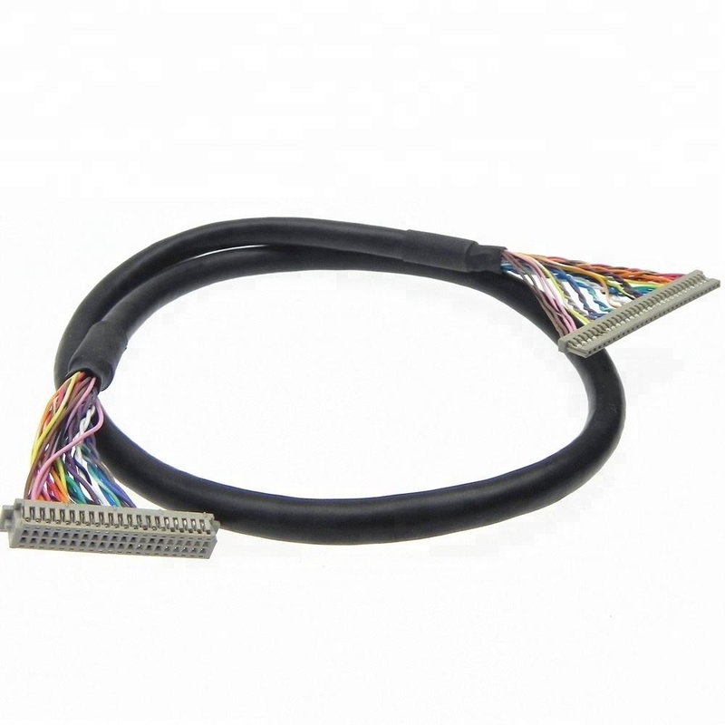 Kundenspezifische Anzeige LVDS  LCD Neigungs-Sockel DF20-20DS-1C 20 des Kabel-Df13 1.25mm Pin