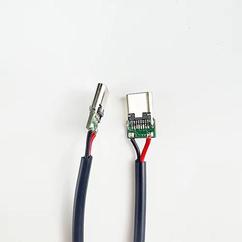 Hochwertige Leistung Großhandel Nickelplattiert Typ C USB männliche Lötverbindung USB Typ C Stecker Erweiterung