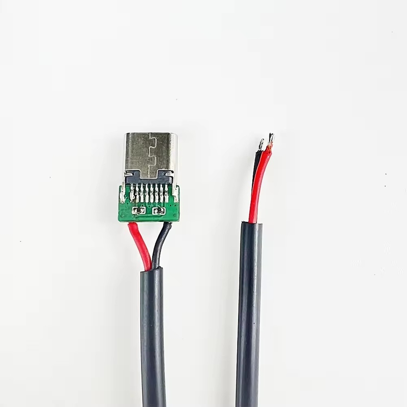 Hochwertige Leistung Großhandel Nickelplattiert Typ C USB männliche Lötverbindung USB Typ C Stecker Erweiterung