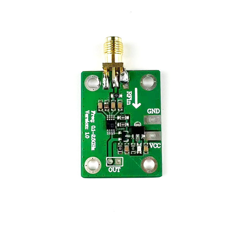 AD8313 Logarithmische Detektor -72dBm -2dBm 0,1-2,5GHz HF-Leistungsanalysator 7-15V-Leistung Mikrowellen-Radiodetektionsmodul