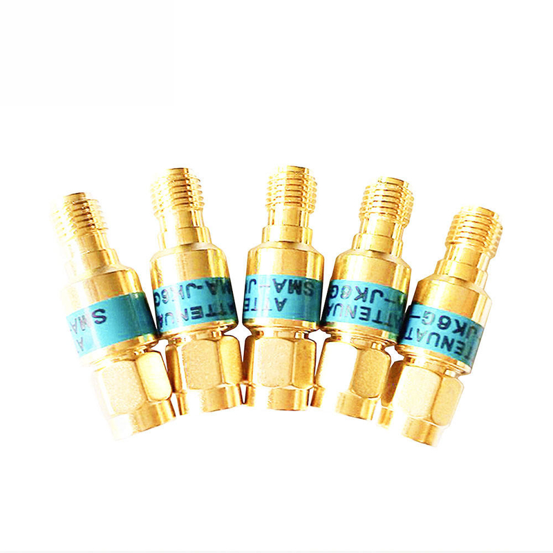 2W DC-6GHz SMA Männlich zu SMA Weiblich Koaxial-HF-Atenuator 1/2/3/5/6/10/15/30db Attenuator SMA Festanschlüsse Goldplatte