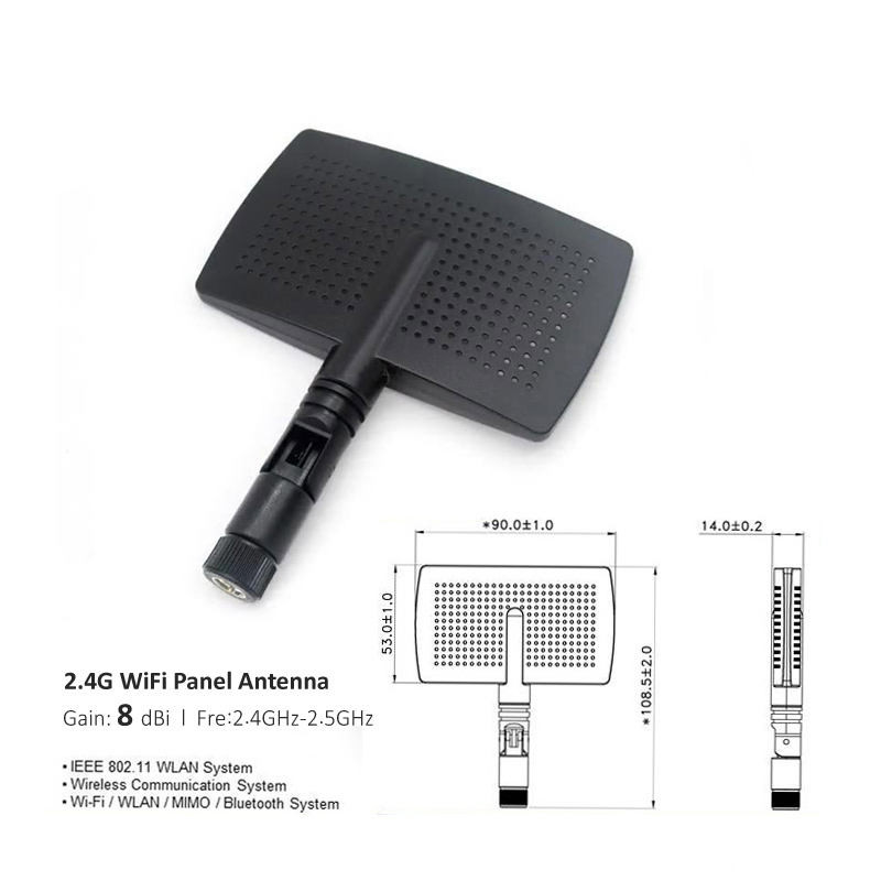 2.4G WIFI-Antenne 2.4GHz direkte Antenne Gewinner: 8dbi SMA IEEE 802.11 WLAN Router Bluetooth RF Verstärker Antenne
