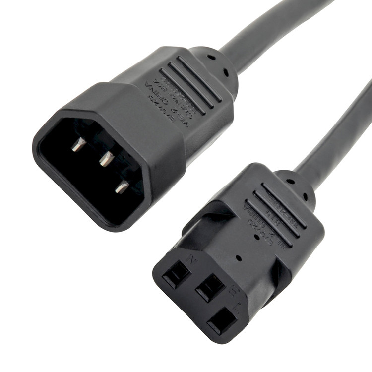 RY C13 bis C14 10a 250v Stromkabel 18 Awg C14 Mates mit C13 Steckdose