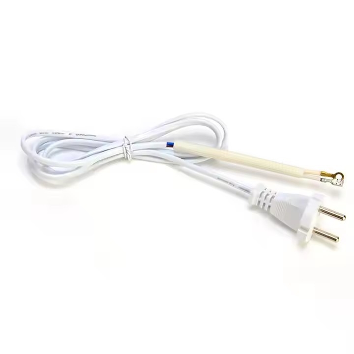 Warmverkauf 2 Pin 220v 16a Geflechteter Draht Stromkabel Kabel Led Lampe E27 Dc Kupfer Karachi Stromkabel für Eisen in Pakistan