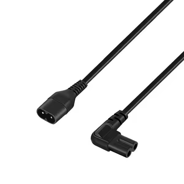 2.5A 250V CCC VDE ETL Zulassung IEC Verlängerungsleitung C7 Richtigwinkelanschluss C7