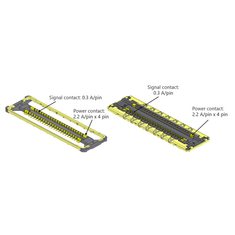 0.3mm-Pitch vollständig abgeschirmtes flaches Hochgeschwindigkeitsübertragungskabel IPEX NOVASTACK 35-HDP 20697-042E-01
