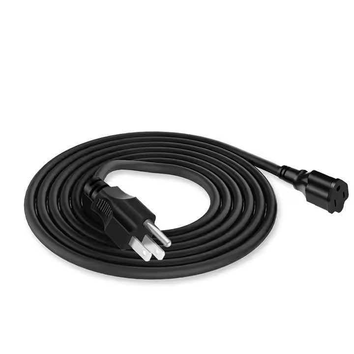 3 Pins Stromkabel Verlängerungskabel Ac Kabel mit Stecker