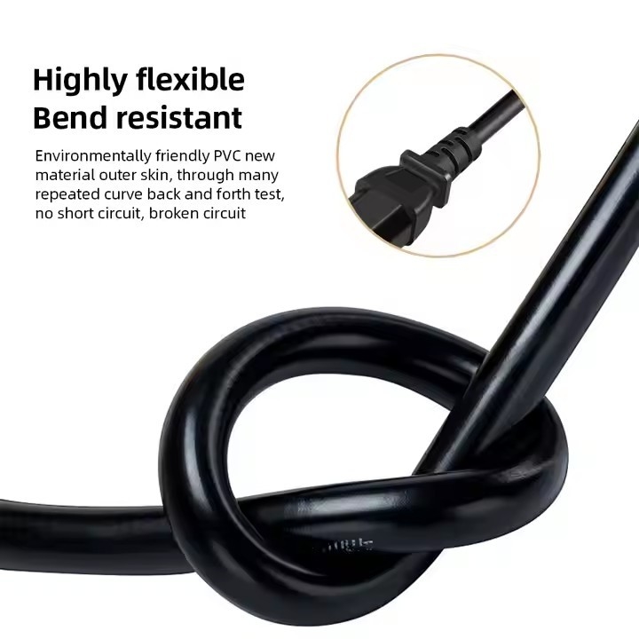 ETL UL817/CSA C22.2 SJT 3X14 bis 10AWG 3 Pins US Black Power Cord Erweiterung Industrielle US Erweiterungskabel für Beleuchtung