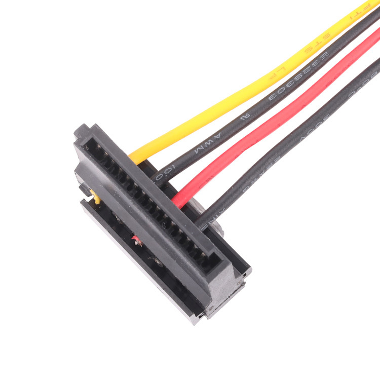 SATA Custom Cable Assembly E320444 UL1007 Übergang von C01-15CF41000A auf C01-H-157F100A
