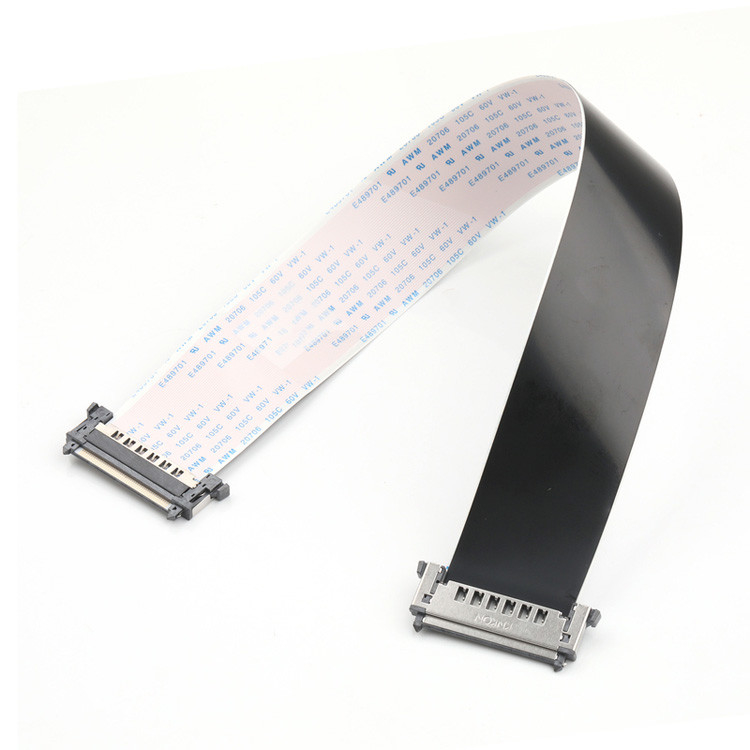 RE51 CONNGolden Pins UP FPC FFC Kabel 51 Pin 0,5 mm Abstand Flexibles Flachkabel 300 mm Länge