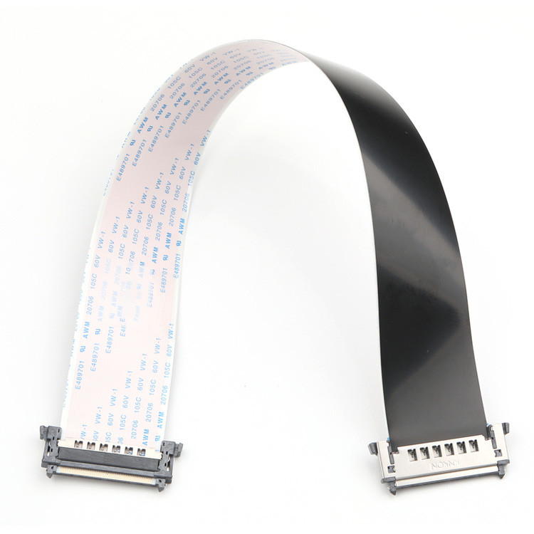 RE51 CONNGolden Pins UP FPC FFC Kabel 51 Pin 0,5 mm Abstand Flexibles Flachkabel 300 mm Länge