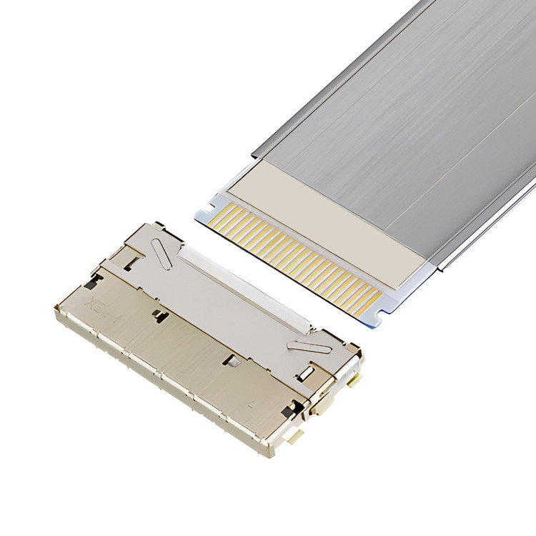 0.5mm Pitch Vollschirm Fpc Kabel Hochgeschwindigkeits-Auto-Verriegelung Horizontale Mate IPEX 20952-024E-02