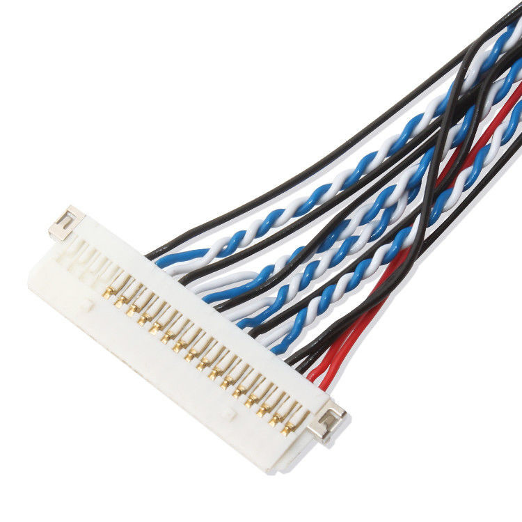 Custom OEM Drahtgurt FI S20S 20 Pin 1,25 mm Abstand JAE Anzeige Lvds Kabel