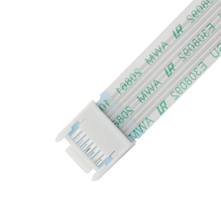 OEM/ODM ROHS FFP/FPC 6Pin Weiß IS100-L08T-C46-C bis HS100-L08N-N62 Schwarz Schrägstoff 1,0 mm