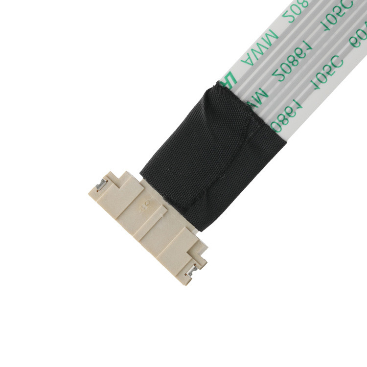 OEM/ODM ROHS FFP/FPC 6Pin Weiß IS100-L08T-C46-C bis HS100-L08N-N62 Schwarz Schrägstoff 1,0 mm