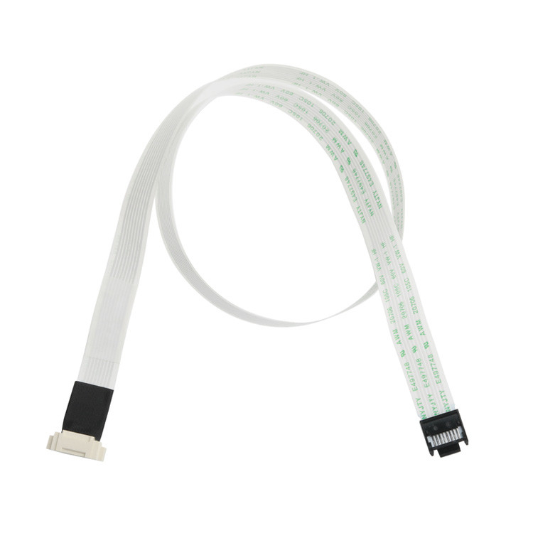 FFC/FPC IS100-L08T-C46-C Schwarz auf HS100-L08N-N62 Schwarz LED-FFC-Verlängerungskabel