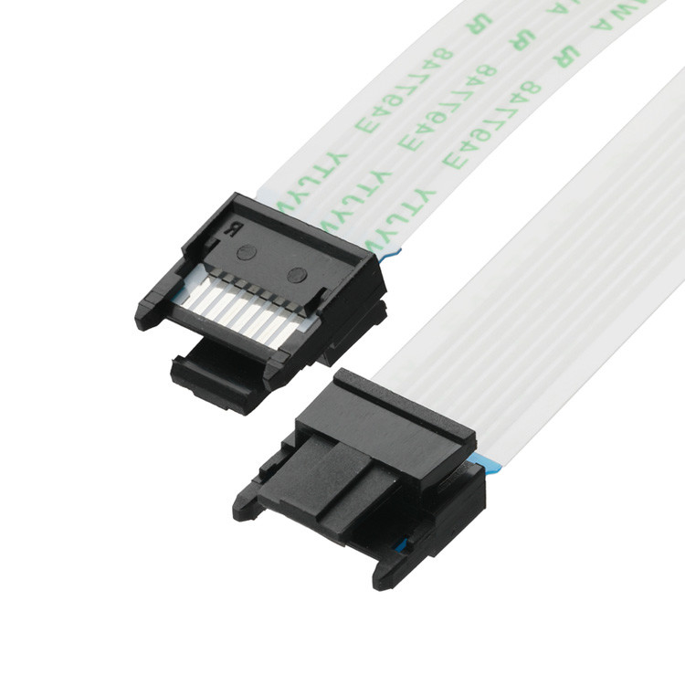 FFC/FPC IS100-L08T-C46-C Schwarz auf HS100-L08N-N62 Schwarz LED-FFC-Verlängerungskabel