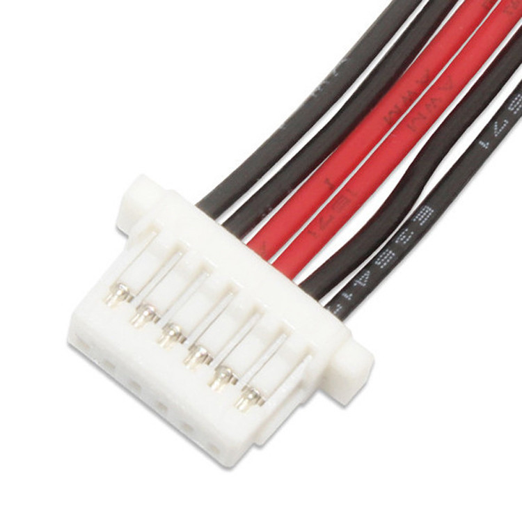 Jst-Kabel SH 1,0 bis 6 Pin SH1,0 WIRE 500MM Jst-Anschluss zu 3mm eingelagertem Custom-Wire Harness