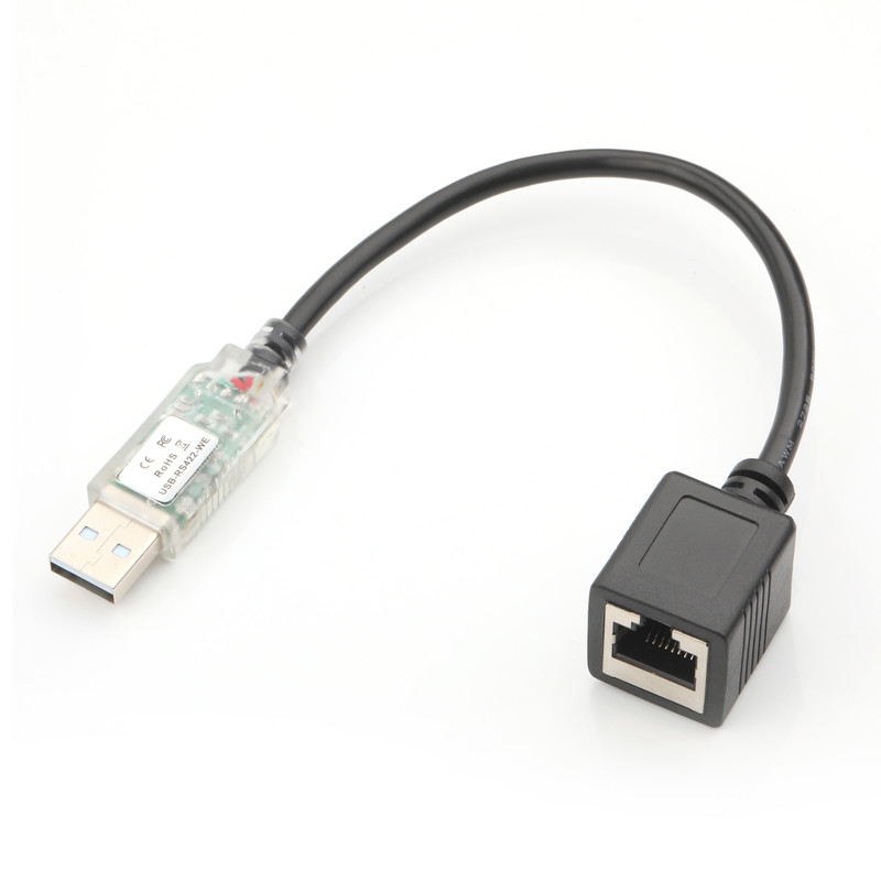 Industrielle Kabelanpassungen USB-A RJ422 auf RS232 Netzwerkport Netzwerktechnik Debugkabel