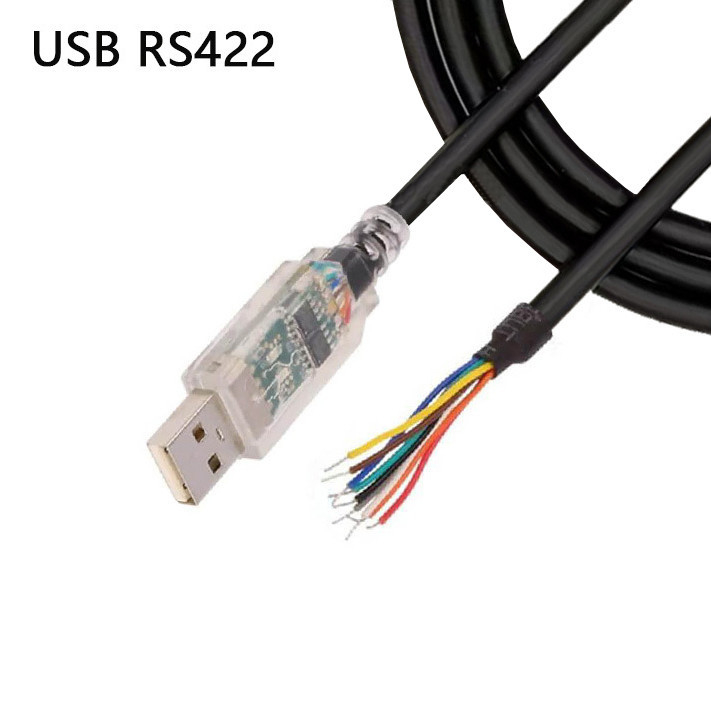 Industrieanpassungsdrahtgurt RS-422 Serienprotokollkabel USB-RS422-WE-1800-BT bis Halbdraht