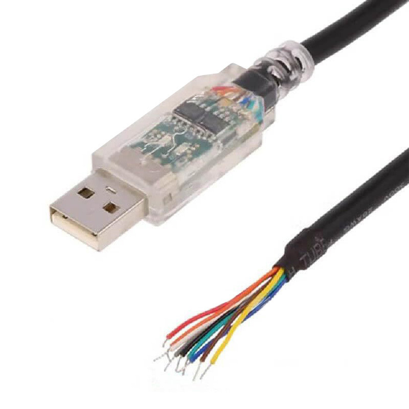 Industrieanpassungsdrahtgurt RS-422 Serienprotokollkabel USB-RS422-WE-1800-BT bis Halbdraht