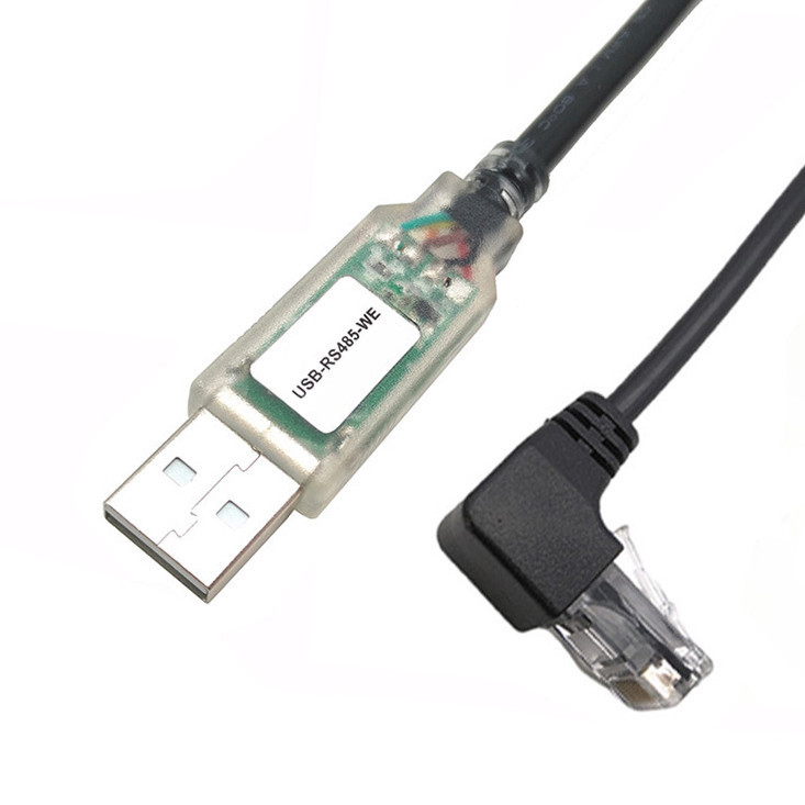 USB-A RS485 bis 8P8C RJ45 Serienausdehnung Kabel Lenkzeil Ellenbogen / Finger / Schutzdeckel