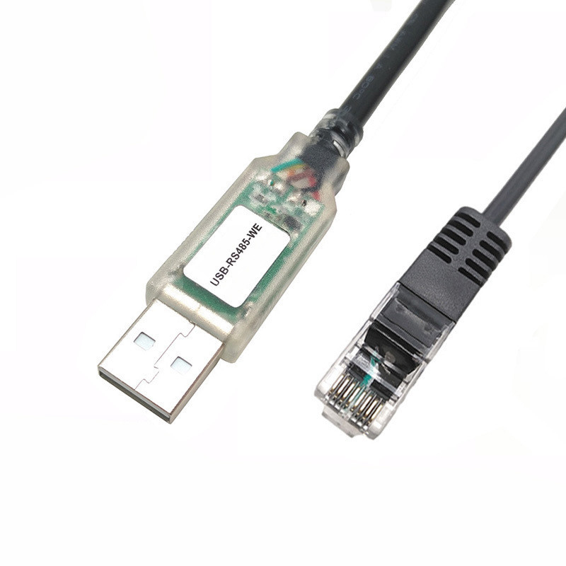 USB-A RS485 bis 8P8C RJ45 Serienausdehnung Kabel Lenkzeil Ellenbogen / Finger / Schutzdeckel