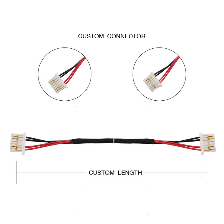 Fabrikmaßnahme JST SHLP-06V-S-B LED Hintergrundlicht Kabel Gurt 500mm Länge