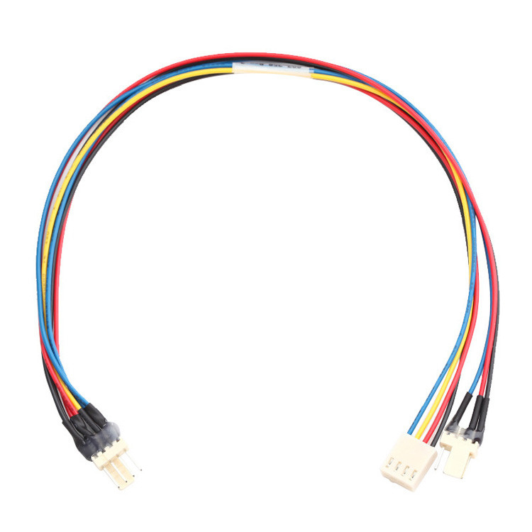 Fabrikmaßnahme JST JH 2.5mm 4-Pin Molex 4-Wire Fan Y Kabelmontage Lvds 4-Pin Verbindungskabel
