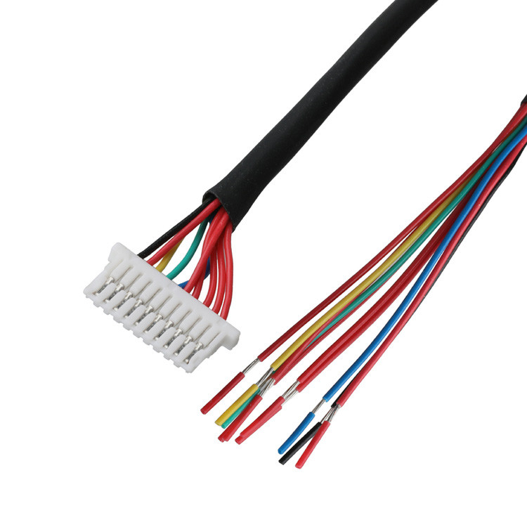 Lvds-Kabel 10P JST SHLP-10V-S-B zu Halbstreifen-Gurtungen