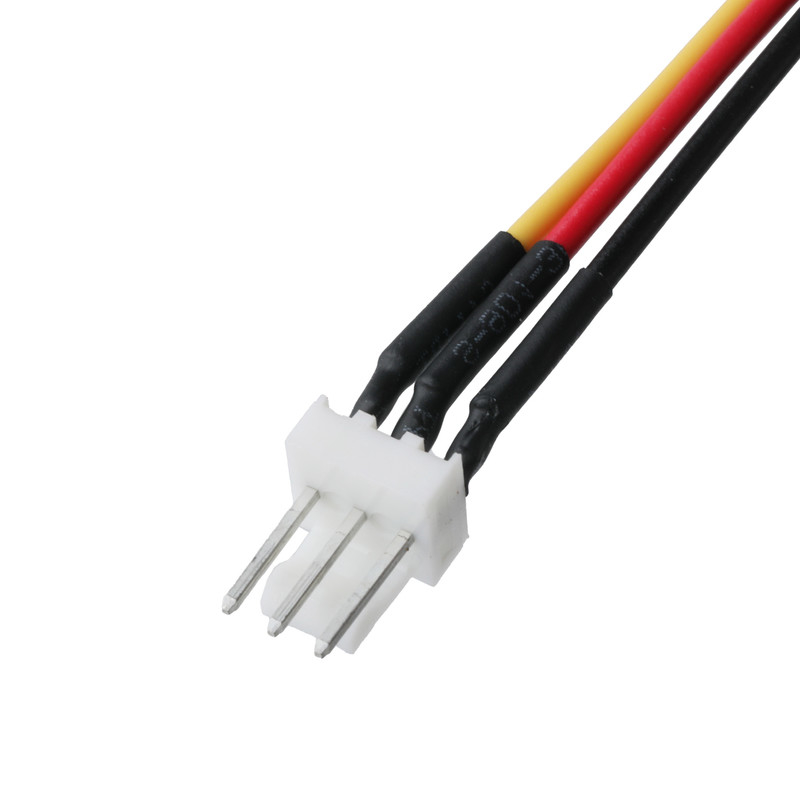 Molex-Anschluss 22-23-2031 bis 22-01-3037 3-POS-Lüfterkopf Männliche Pins 2,54mm Tonhöhe 22AWG Hook-Up Kabel