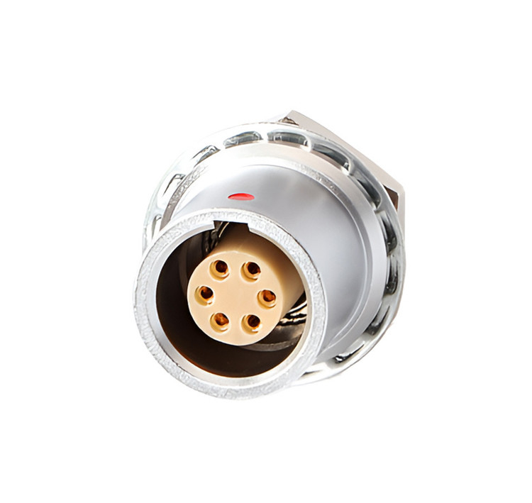 IP68 Push-Pull-Selbstverriegelung Industrielle Steuerung B-Serie Z6 6 Pins Weiblich bis 6 Pins Signalsensor Kreisanschluss