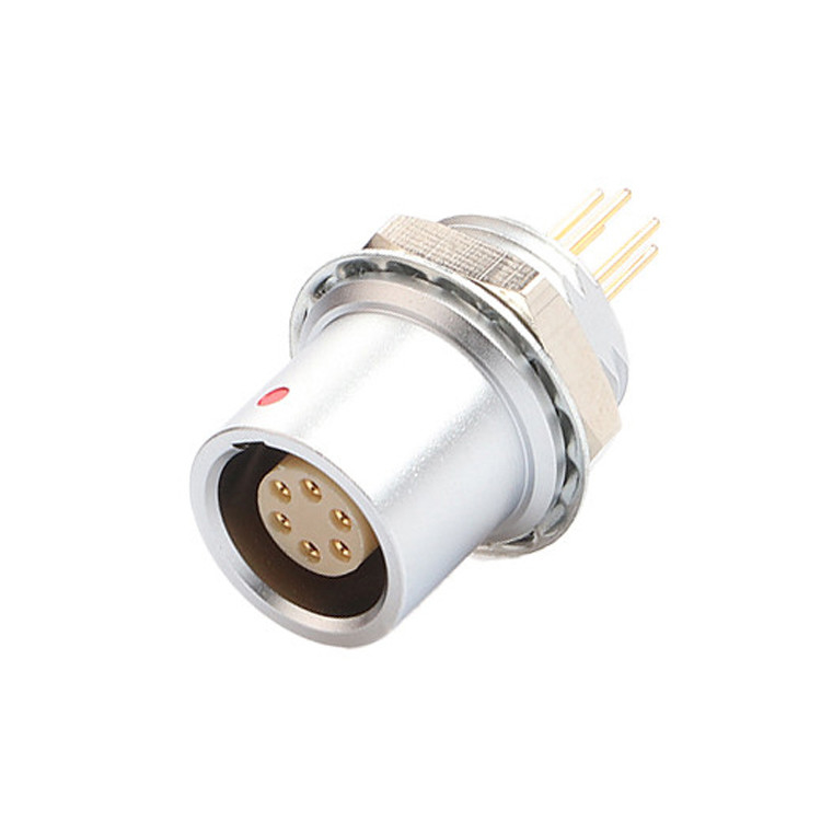 IP68 Push-Pull-Selbstverriegelung Industrielle Steuerung B-Serie Z6 6 Pins Weiblich bis 6 Pins Signalsensor Kreisanschluss