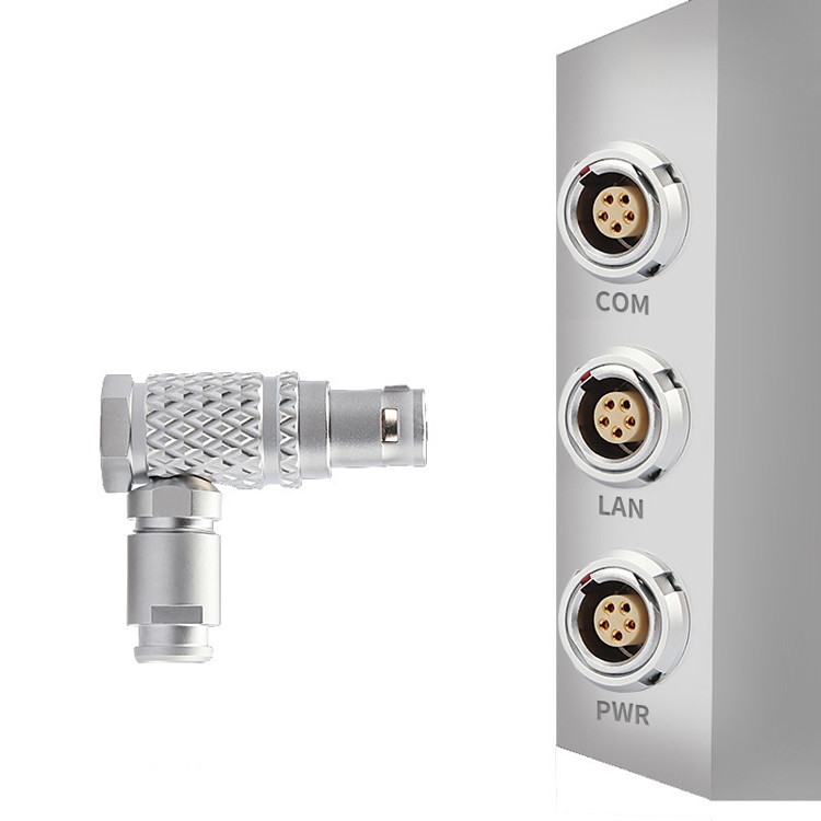 90° Winkelstecker T3 5 Pins Kreislaufanschluss Serie B für industrielle Steuerung