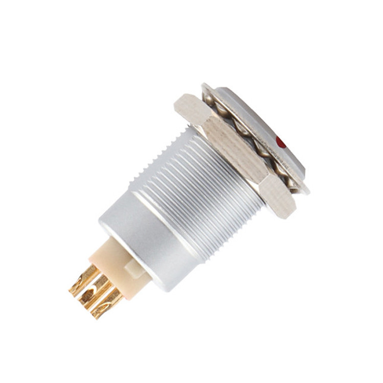 Push Pull Selbstverriegelung Z1 Serie 6-Stift Kreislaufanschluss Weibliche wasserdichte Industrie