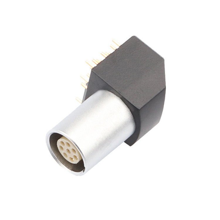Innenraum-B-Serie Z11 8-Pin-Rundanschluss Winkel-Erdschweißlösung Festanschluss 90° Winkelanschluss für Leiterplatten
