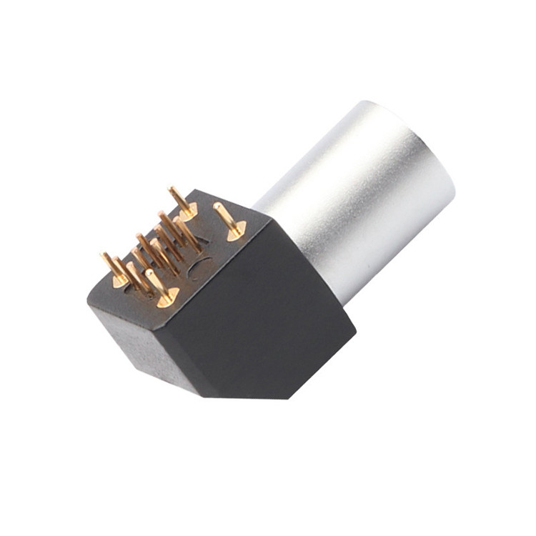 Innenraum-B-Serie Z11 8-Pin-Rundanschluss Winkel-Erdschweißlösung Festanschluss 90° Winkelanschluss für Leiterplatten