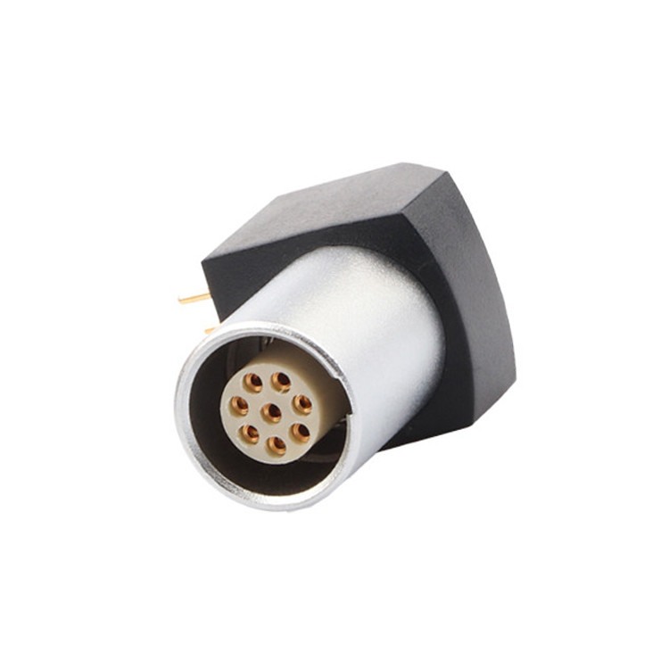 Innenraum-B-Serie Z11 8-Pin-Rundanschluss Winkel-Erdschweißlösung Festanschluss 90° Winkelanschluss für Leiterplatten