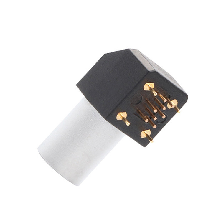 Innenraum-B-Serie Z11 8-Pin-Rundanschluss Winkel-Erdschweißlösung Festanschluss 90° Winkelanschluss für Leiterplatten