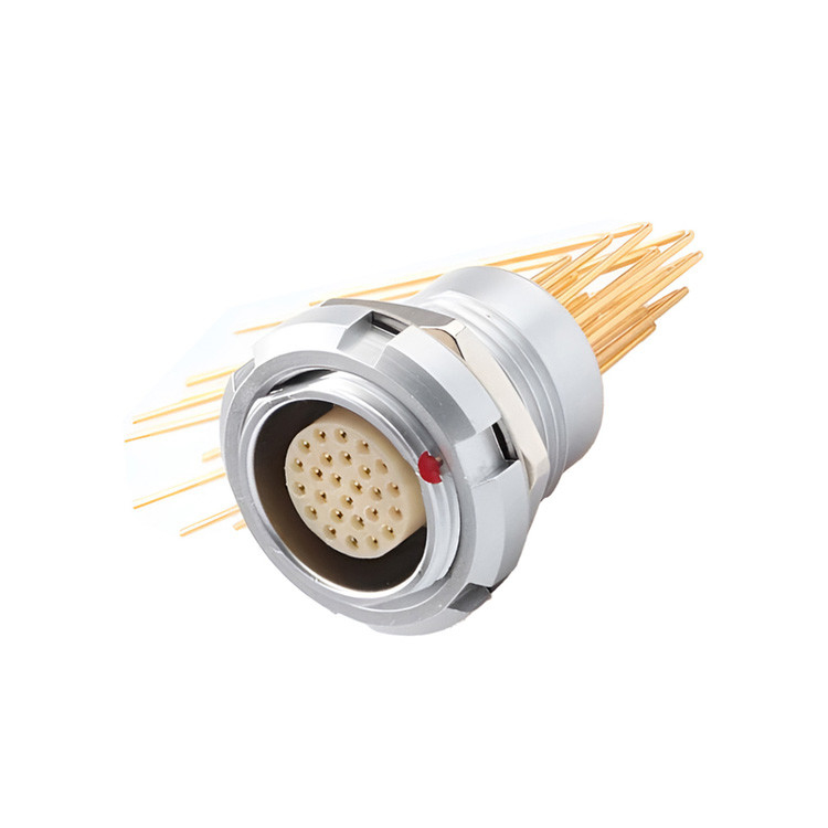 Multi-Core Typ B-Serie Push Pull Circular Connector, 2 ~ 32 Kern Schweißnadelkern (gerad oder in Winkel)