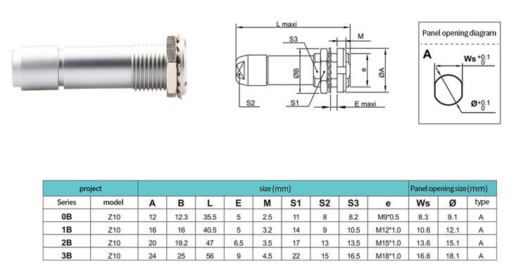 Doppelkanalumrichter für die medizinische Luftfahrt, die wissenschaftliche Forschung, das Militär - Push-Pull Connector B-Serie Z9 2P