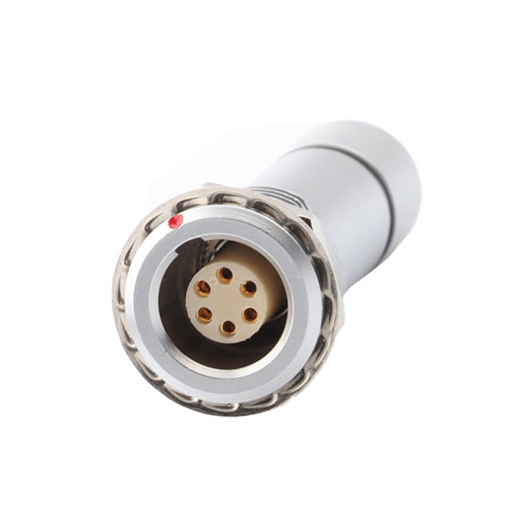 Universal Doppelmutterkabelklemme Industriewasserdichtes Kreislaufanschluss B-Serie Z10 6P weiblich