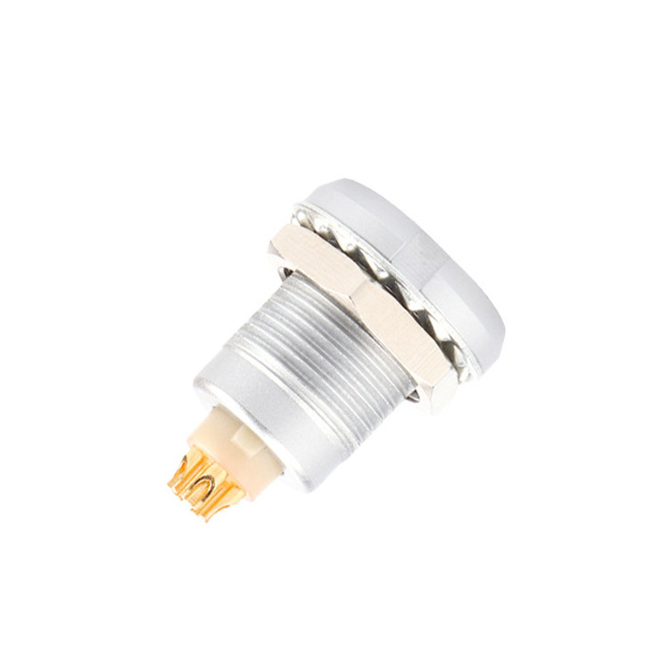 Industriewasserdicht B-Serie Z2 5 Pin Doppelmutter Schweißen Druckplatte Pin Kern gerade und in Winkel