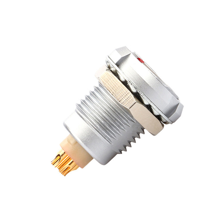 Industriewasserdicht B-Serie Z2 5 Pin Doppelmutter Schweißen Druckplatte Pin Kern gerade und in Winkel